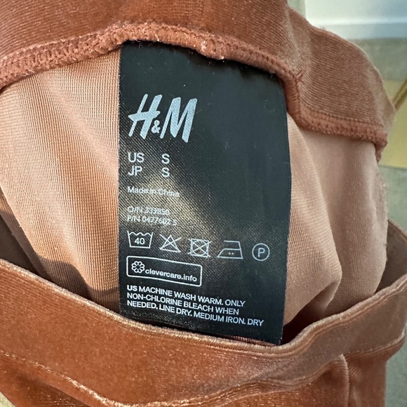 H&M Velvet Leggings - Picture 2 of 3